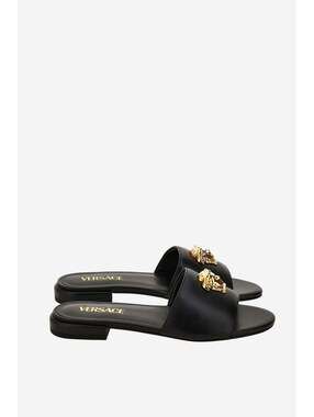 Versace Logo Sandals(PLEASE REQUEST YOUR SIZE BEFORE PURCHASING)